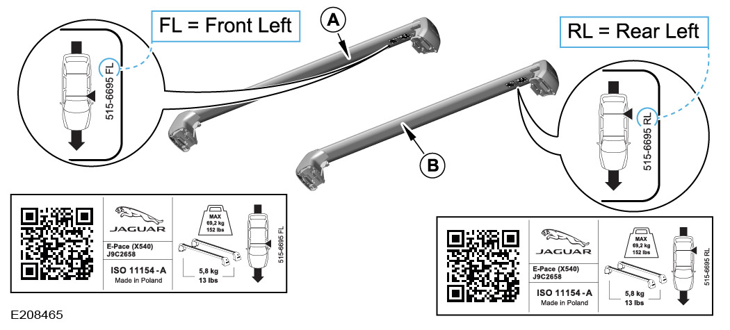 ᐅ Support Fixation Poignee Droite Jaguar E-Pace 21R online